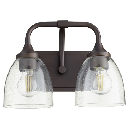 Quorum Lighting Enclave Oiled Bronze Bathroom Light by Quorum Lighting 5059-2-286