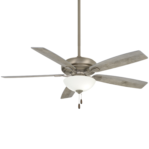 Watt II 60-Inch LED Indoor Fan in Burnished Nickel by Minka Aire