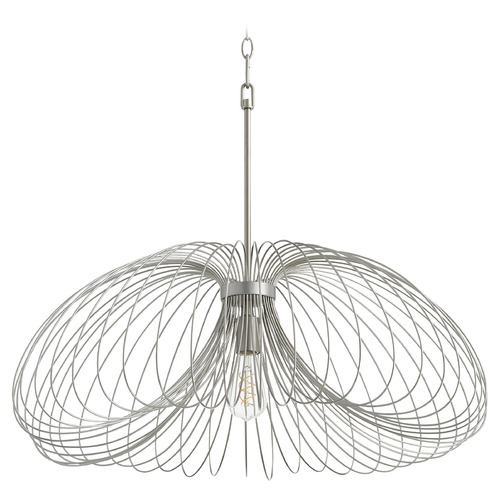 Quorum Lighting Brushed Silver Pendant by Quorum Lighting 806-30-63