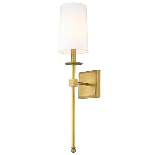 Camila Rubbed Brass Sconce by Z-Lite