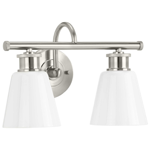 Progress Lighting Progress Lighting Ashford Brushed Nickel Bathroom Light P300315-009