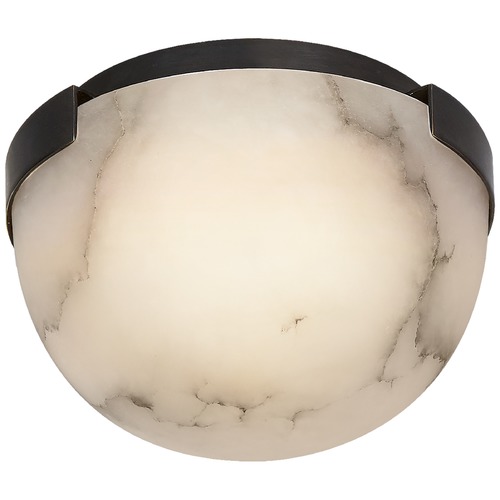 Visual Comfort Signature Collection Kelly Wearstler Melange 5-Inch Flush Mount in Bronze by Visual Comfort Signature KW4011BZALB