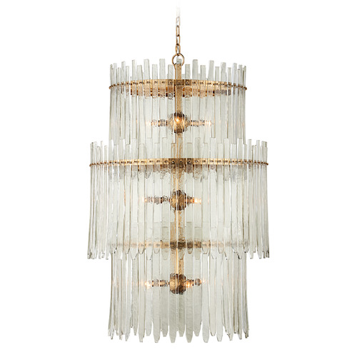 Currey and Company Electra Antique Brass Chandelier