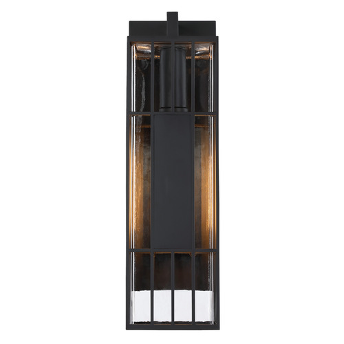 Designers Fountain Edgehill Matte Black Outdoor Wall Light