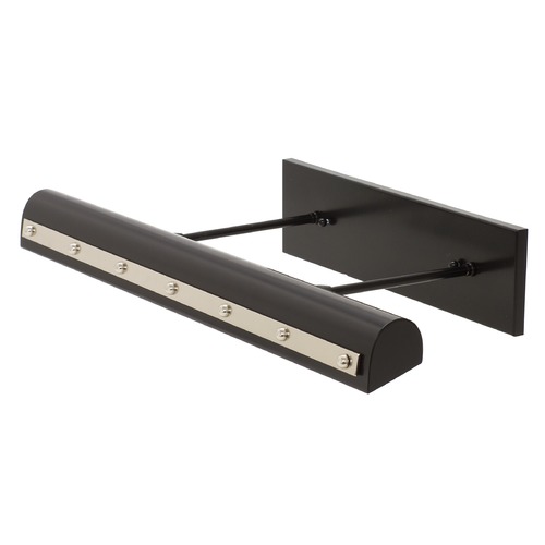 Traditional Black & Polished Nickel LED Picture Light by House of Troy Lighting