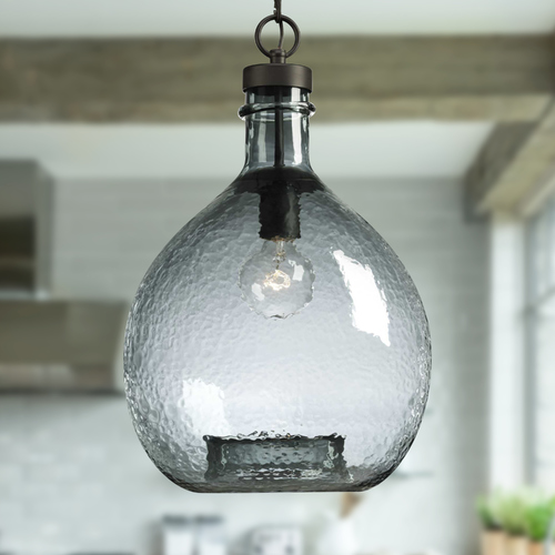 Zin Antique Bronze Pendant by Progress Lighting