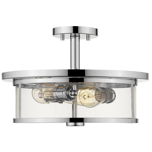 Savannah Chrome Semi-Flush Mount by Z-Lite