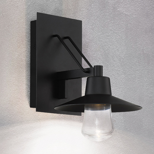 Modern Forms by WAC Lighting Suspense 11-Inch LED Outdoor Wall Light in Black by Modern Forms WS-W1911-BK