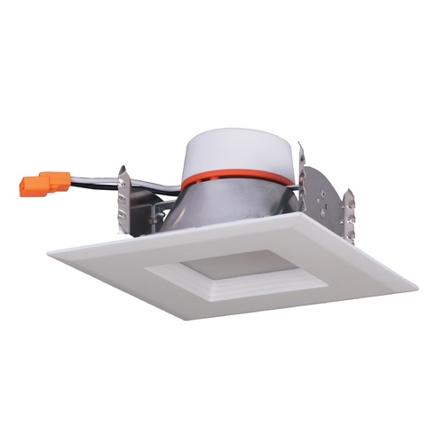 7W LED Downlight Retrofit 4-Inch Square 2700K 600LM 120V Dimmable by Satco Lighting