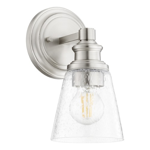 Dunbar Satin Nickel Sconce by Quorum Lighting