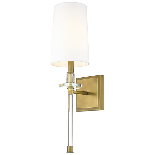 Z-Lite Sophia Rubbed Brass Sconce by Z-Lite 803-1S-RB-WH