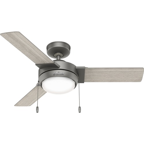 Hunter Fan Company Mesquite Matte Silver LED Ceiling Fan by Hunter Fan Company 51265