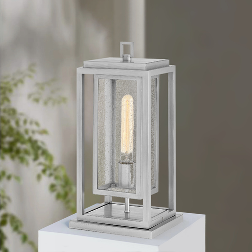 Hinkley Republic 1-Light Outdoor Light In Satin Nickel