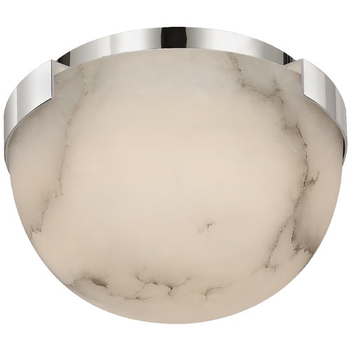 Visual Comfort Signature Collection Kelly Wearstler Melange 5-Inch Flush Mount in Nickel by Visual Comfort Signature KW4011PNALB