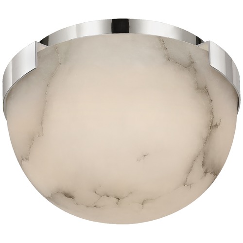 Kelly Wearstler Melange 5-Inch Flush Mount in Nickel by Visual Comfort Signature