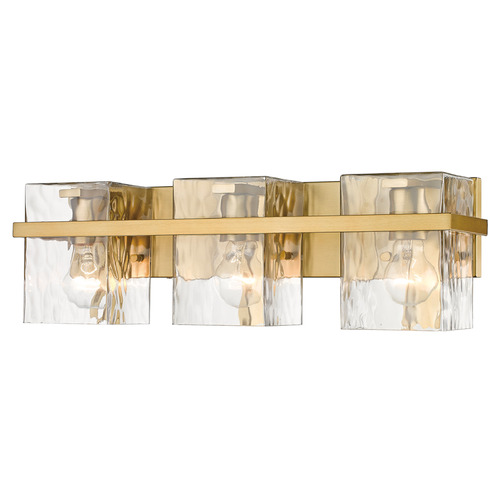 Z-Lite Bennington Modern Gold Bathroom Light by Z-Lite 1938-3V-MGLD