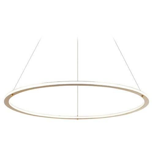 Matteo Lighting Victoria Brushed Gold LED Pendant Light