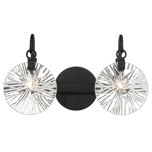 Savoy House Lighting Addison Matte Black Bathroom Light