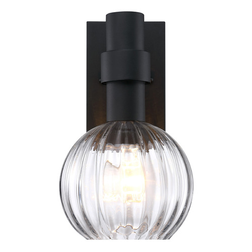 Designers Fountain Fernwood Matte Black Outdoor Wall Light