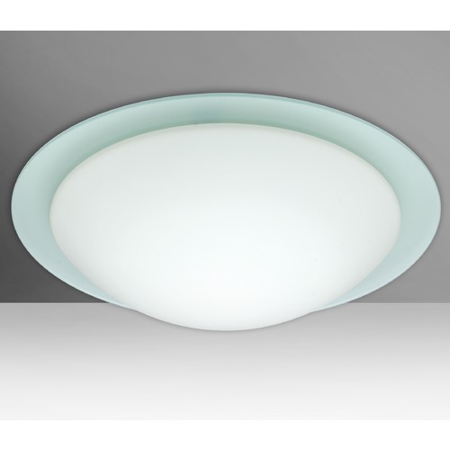 Besa Lighting Besa Lighting Ring Frosted Glass LED Flushmount Light 977125C-LED