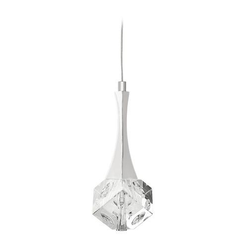Rockne 4-Inch Chrome LED Mini Pendant by Elan Lighting