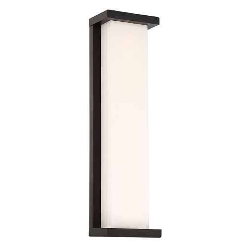 Case Black LED Outdoor Wall Light by WAC Lighting