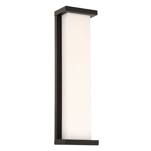 WAC Lighting Case Black LED Outdoor Wall Light by WAC Lighting WS-W47820-BK