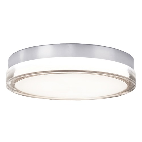 Pi 15-Inch LED Outdoor Flush Mount in Stainless Steel 3500K by Modern Forms