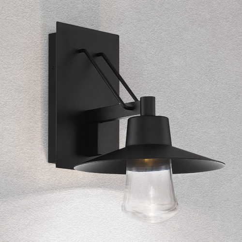 Modern Forms by WAC Lighting Modern Forms Suspense Black LED Outdoor Wall Light 3000K 625LM WS-W1915-BK
