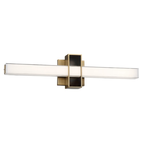 Major Aged Brass LED Bathroom Light by George Kovacs