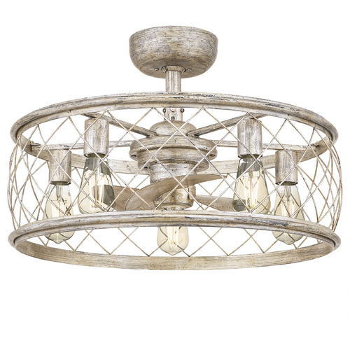 Quoizel Lighting Dury Ceiling Fan in Century Silver Leaf by Quoizel Lighting RDY3122CS