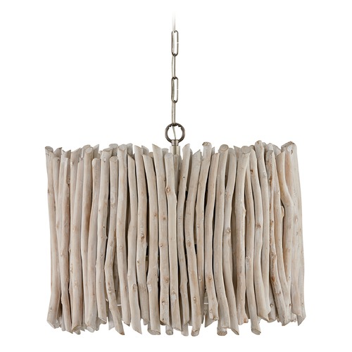 Cara 25-Inch Pendant in Brushed Pewter by HomePlace by Capital Lighting