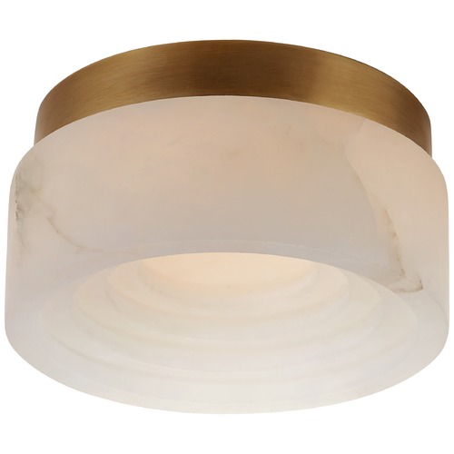 Visual Comfort Signature Collection Kelly Wearstler Otto 5-Inch Flush Mount in Brass by Visual Comfort Signature KW4900ABALB