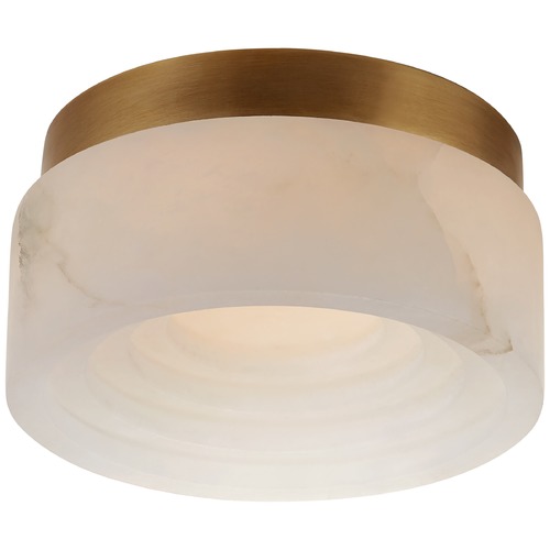 Kelly Wearstler Otto 5-Inch Flush Mount in Brass by Visual Comfort Signature