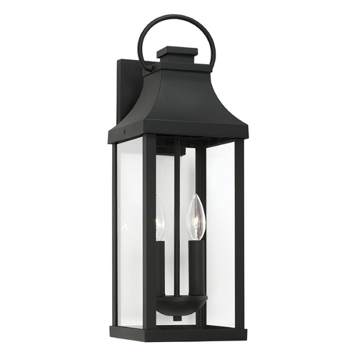 Capital Lighting Bradford 20.75-Inch Outdoor Wall Lantern in Black by Capital Lighting 946421BK