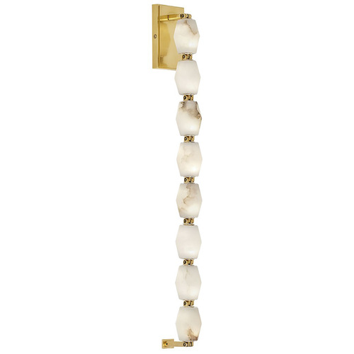 Visual Comfort Modern Collection Sean Lavin Collier Hand Rubbed Antique Brass LED Sconce