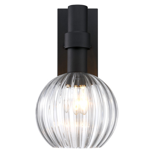 Designers Fountain Fernwood Matte Black Outdoor Wall Light