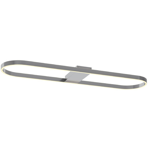 Afx Lighting Glo Satin Nickel LED Flushmount Light