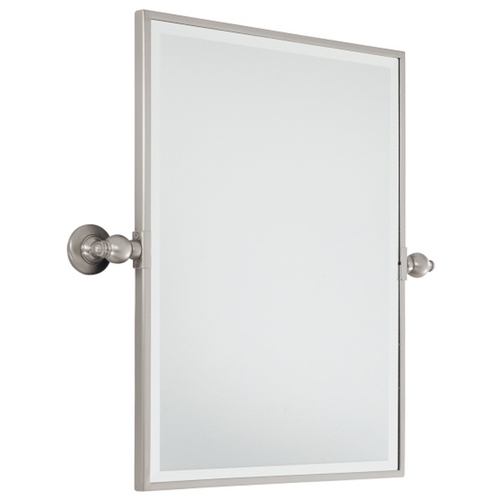 18x24-Inch Square Pivoting Mirror in Brushed Nickel by Minka Lavery