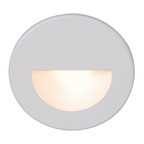 WAC Lighting White LED Recessed Step Light with White LED