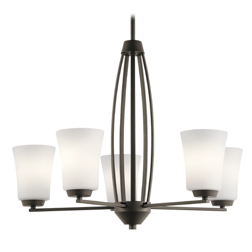 Kichler Lighting Transitional Chandelier Olde Bronze Tao by Kichler Lighting 44051OZ