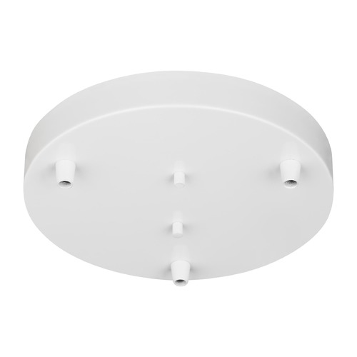 Multi-Port 3-Light Cluster Canopy in White by Generation Lighting