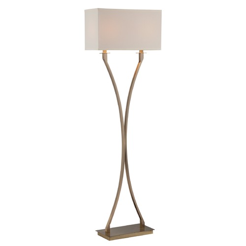 Cruzito Antique Brass Floor Lamp by Lite Source Lighting