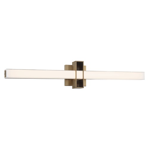 Major Aged Brass LED Bathroom Light by George Kovacs