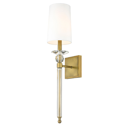 Ava Rubbed Brass Sconce by Z-Lite