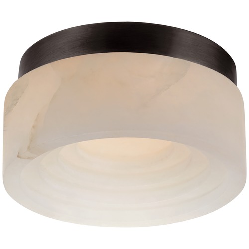 Visual Comfort Signature Collection Kelly Wearstler Otto 5-Inch Flush Mount in Bronze by Visual Comfort Signature KW4900BZALB
