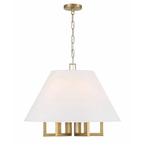 Crystorama Lighting Libby Langdon Westwood Chandelier in Gold by Crystorama Lighting 2256-VG