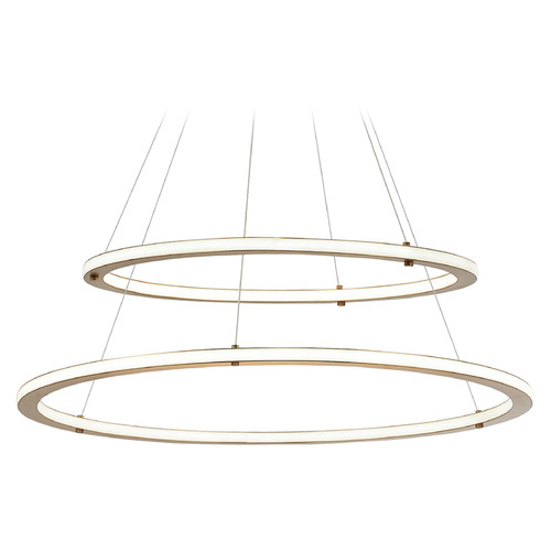 Matteo Lighting Victoria Brushed Gold LED Pendant Light