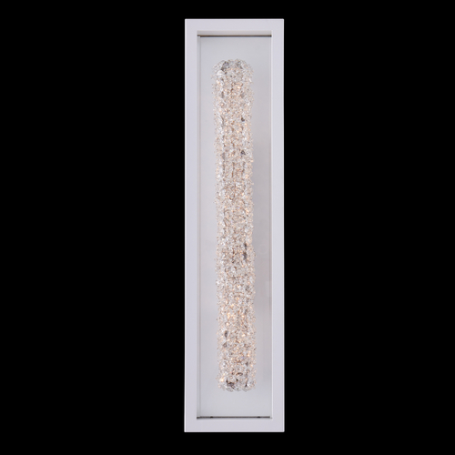 Lina Esterno 27-In LED Outdoor Wall Light in White by Allegri Crystal