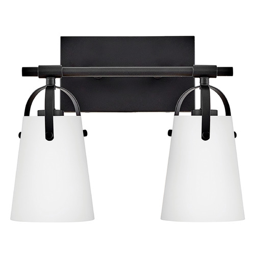 Foster Black LED Bathroom Light by Hinkley Lighting